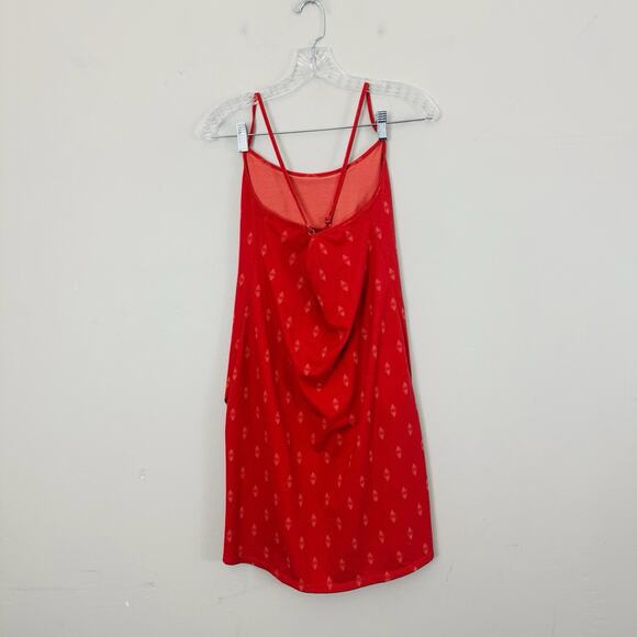 Fig Red Asymmetrical Tank Dress Women’s Size S - Picture 4 of 6